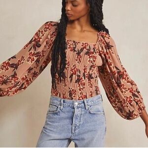 Free People Wild Daze Bodysuit